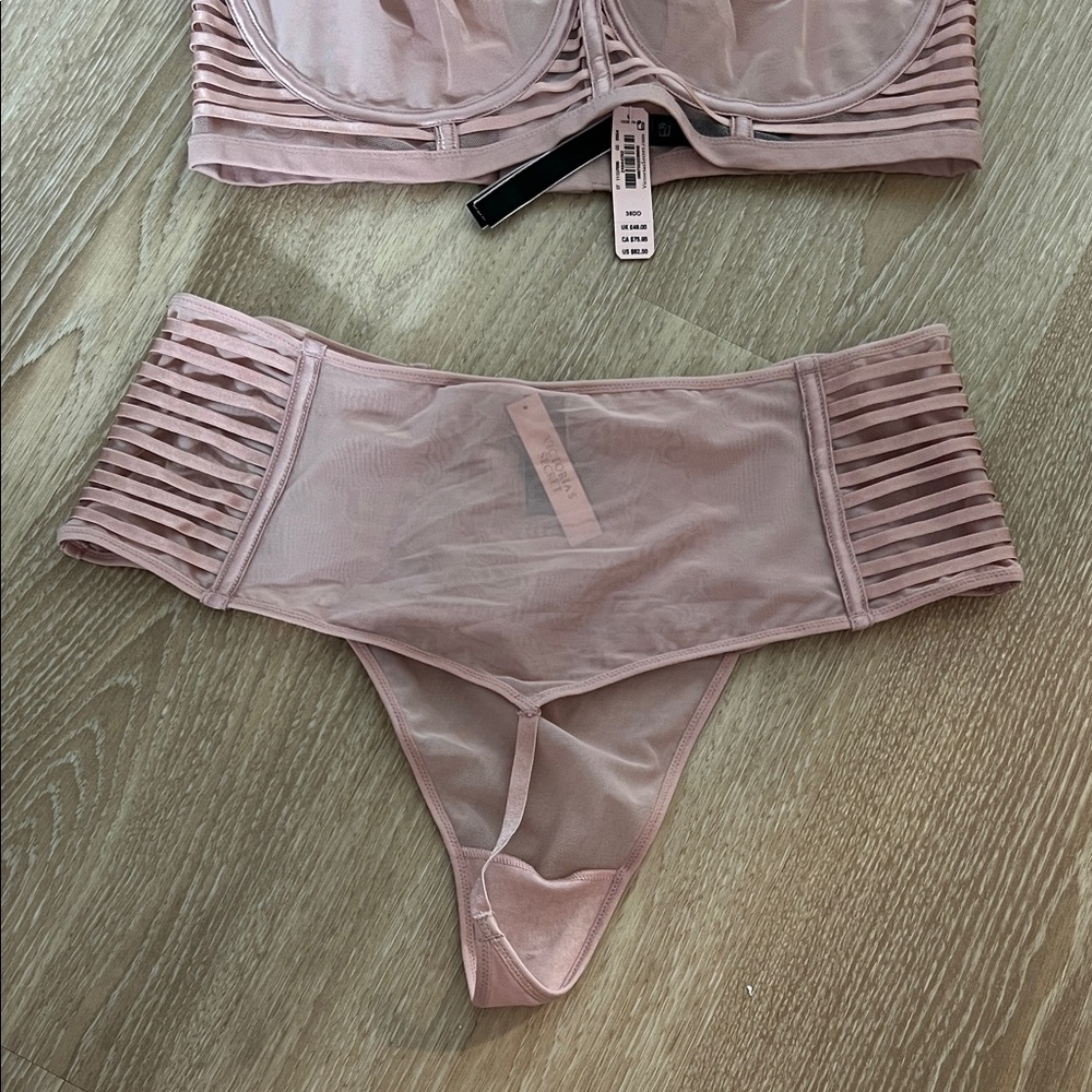 Pink Sheer Lingerie Set - image 5